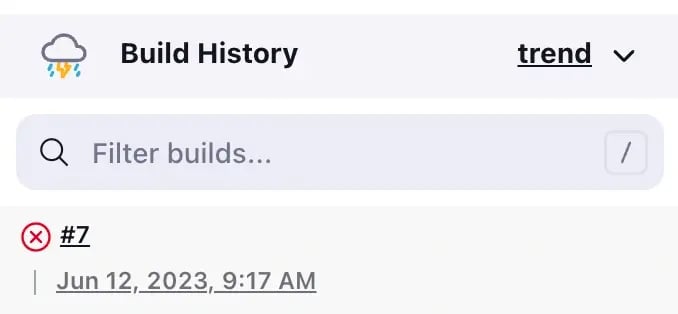 build-history